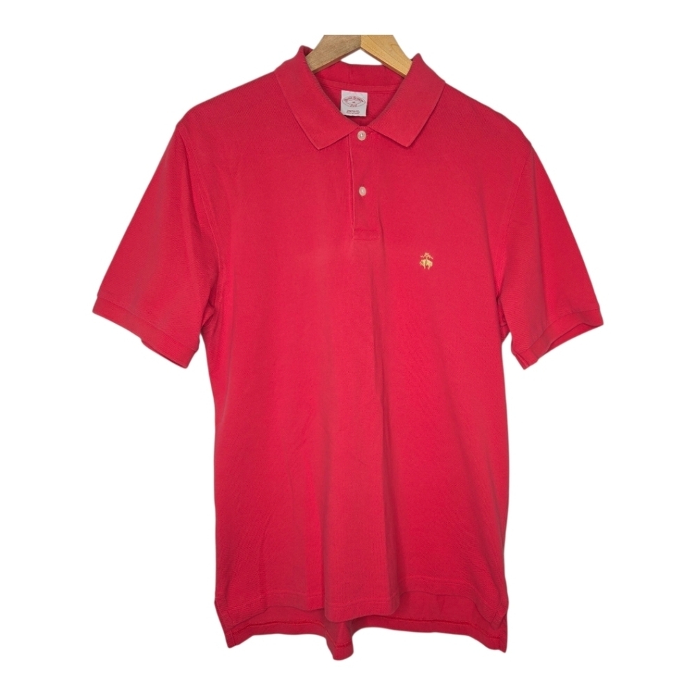 Brooks Brothers Mens Original Fit Mens Preppy Cotton Polo Shirt Size Medium